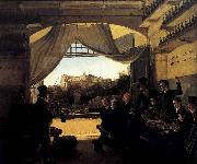 Franz Ludwig Catel Crown Prince Ludwig in the Spanish Wine Tavern in Rome oil